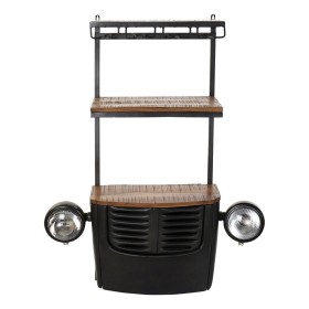 Range Bouteilles DKD Home Decor Voiture Bois d'acacia Fer Gris foncé (83 x 30 x 104 cm): Plus de 300.000 produits de grandes mar