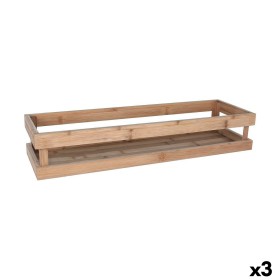 Boîte de rangement Inde Bambou 53 x 16,2 x 10 cm (3 Unités): Plus de 300.000 produits de grandes marques en vente directe à prix