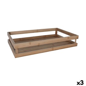 Boîte de rangement Inde Bambou 53 x 32,5 x 10 cm (3 Unités): Plus de 300.000 produits de grandes marques en vente directe à prix