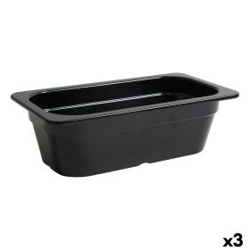 Plat à Gratin Inde Noir 32,5 x 17,6 x 10 cm (3 Unités): Plus de 300.000 produits de grandes marques en vente directe à prix usin
