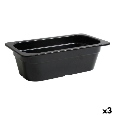 Plat à Gratin Inde Noir 32,5 x 17,6 x 10 cm (3 Unités): Plus de 300.000 produits de grandes marques en vente directe à prix usin