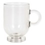 Ensemble de 6 tasses à café Royal Leerdam Sentido Expresso Transparent Acier inoxydable Verre 80 ml 6 Pièces (6 Unités): Plus de