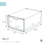 Boîte à chaussures empilable Max Home Blanc 6 Unités polypropylène ABS 23 x 14,5 x 33,5 cm: Plus de 300.000 produits de grandes 
