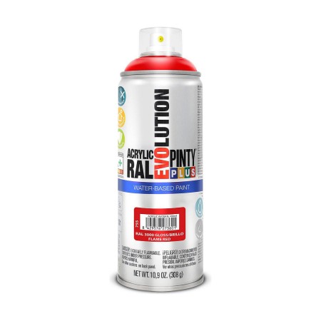 Peinture en spray Pintyplus Evolution RAL 3000 Base d'eau Flame Red 400 ml: Plus de 300.000 produits de grandes marques en vente