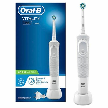 Brosse à dents électrique Oral-B Cross Action Blanc: Plus de 300.000 produits de grandes marques en vente directe à prix usine s