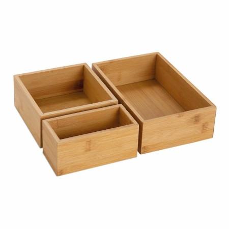 Boîtes de rangement Andrea House ax73022 30 x 23 x 7 cm (3 Pièces): Plus de 300.000 produits de grandes marques en vente directe