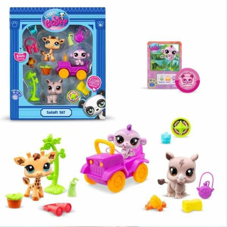 Playset Bandai Littlest Pet Shop SAFARI 8 Pièces: Plus de 300.000 produits de grandes marques en vente directe à prix usine sur 