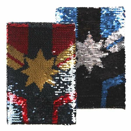 Cahier de Notes Sirène Magique à Paillettes Captain Marvel Multicouleur: Plus de 300.000 produits de grandes marques en vente di
