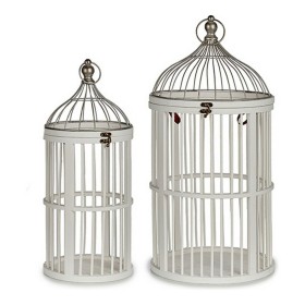 Cage Ronde Blanc Bois (2 Pièces): Plus de 300.000 produits de grandes marques en vente directe à prix usine sur cadeaufou.com. L