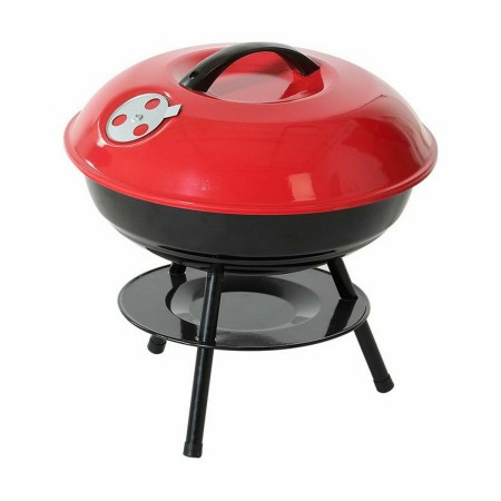 Barbecue Portable 35,5 x 37 cm Acier inoxydable Rouge/Noir (Reconditionné B): Plus de 300.000 produits de grandes marques en ven