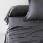Taie d'oreiller TODAY Essential Noir 45 x 185 cm Anthracite: Plus de 300.000 produits de grandes marques en vente directe à prix