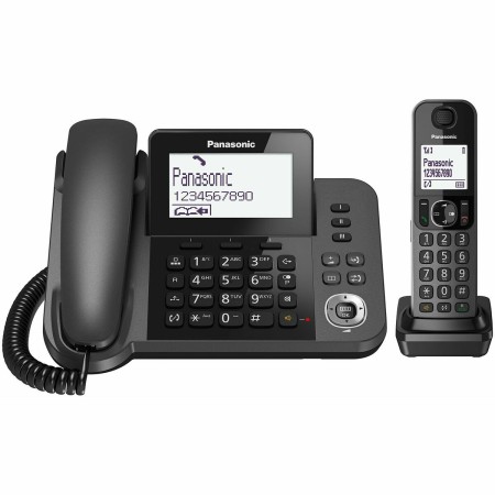 Téléphone fixe Panasonic KX-TGF310 Blanc Noir Gris: Plus de 300.000 produits de grandes marques en vente directe à prix usine su