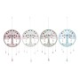 Décoration Suspendue DKD Home Decor Arbre Bleu Blanc Gris Rose 33 x 3 x 81 cm (4 Unités): Plus de 300.000 produits de grandes ma