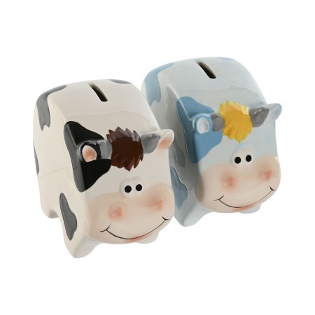 Tirelire Home ESPRIT Dolomite Vache 16 X 7,5 X 12,5 cm (2 Unités): Plus de 300.000 produits de grandes marques en vente directe 