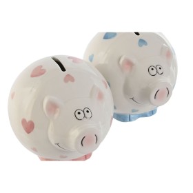 Tirelire Home ESPRIT Dolomite Cochon 15 X 13 X 12 cm (2 Unités): Plus de 300.000 produits de grandes marques en vente directe à 