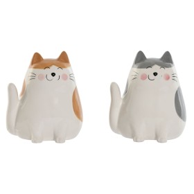 Tirelire Home ESPRIT Dolomite Chat 13,5 X 10 X 15 cm (2 Unités): Plus de 300.000 produits de grandes marques en vente directe à 