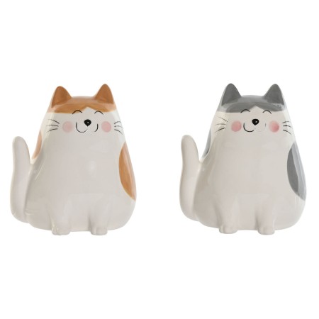 Tirelire Home ESPRIT Dolomite Chat 13,5 X 10 X 15 cm (2 Unités): Plus de 300.000 produits de grandes marques en vente directe à 