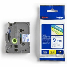 Ruban Laminé pour Etiqueteuses Brother TZE223 9 mm Bleu / Blanc: Plus de 300.000 produits de grandes marques en vente directe à 