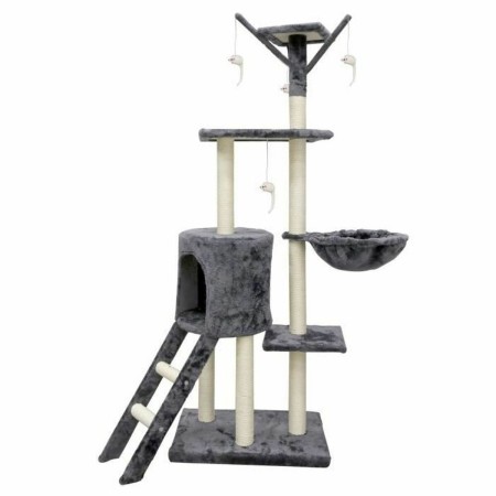 Grattoir pour Chats Jipsy 79 x 34 x 138 cm Gris Sisal Ø 7 cm: Plus de 300.000 produits de grandes marques en vente directe à pri