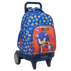 Cartable à roulettes Sonic Prime Bleu 33 x 45 x 22 cm: Plus de 300.000 produits de grandes marques en vente directe à prix usine