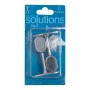 Support de tringle de penderie Stor Planet Oblongue Chrome 2,5 x 1,5 cm Argenté (2 Unités): Plus de 300.000 produits de grandes 
