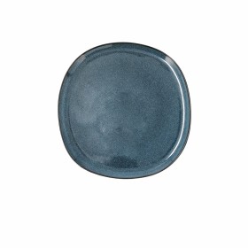 Assiette plate Bidasoa Ikonic Céramique Bleu (20,2 x 19,7 x 1,3 cm) (Pack 6x): Plus de 300.000 produits de grandes marques en ve