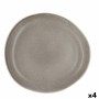 Assiette plate Bidasoa Gio Irrégulier Gris Céramique 26,5 cm (4 Unités): Plus de 300.000 produits de grandes marques en vente di