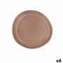 Assiette plate Bidasoa Gio Irrégulier 20 cm Céramique Marron (6 Unités): Plus de 300.000 produits de grandes marques en vente di