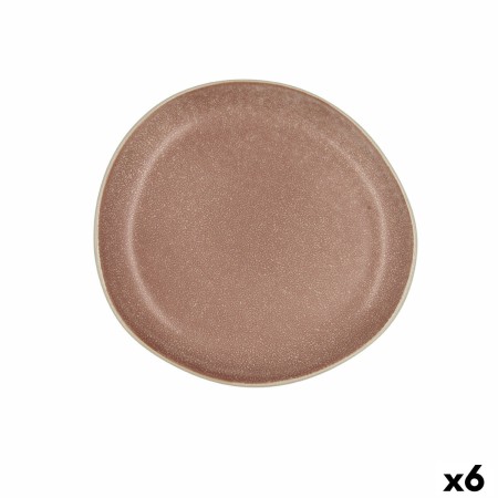 Assiette plate Bidasoa Gio Irrégulier 20 cm Céramique Marron (6 Unités): Plus de 300.000 produits de grandes marques en vente di