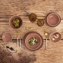 Assiette plate Bidasoa Gio Irrégulier 20 cm Céramique Marron (6 Unités): Plus de 300.000 produits de grandes marques en vente di
