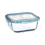 Boîte à lunch 5five Simply Smart Bleu Transparent Verre 1,18 L 18,20 x 18,20 x 7,4 cm: Plus de 300.000 produits de grandes marqu