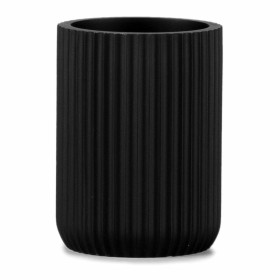 Support pour brosses à dents Andrea House Noir Mat Résine (Ø 7 x 9,5 cm): Plus de 300.000 produits de grandes marques en vente d
