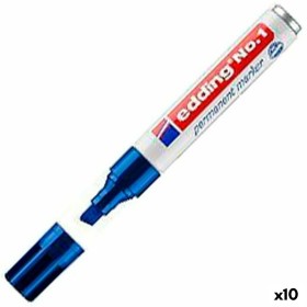 Marqueur permanent Edding Nº1 Bleu (10 Unités): Plus de 300.000 produits de grandes marques en vente directe à prix usine sur ca