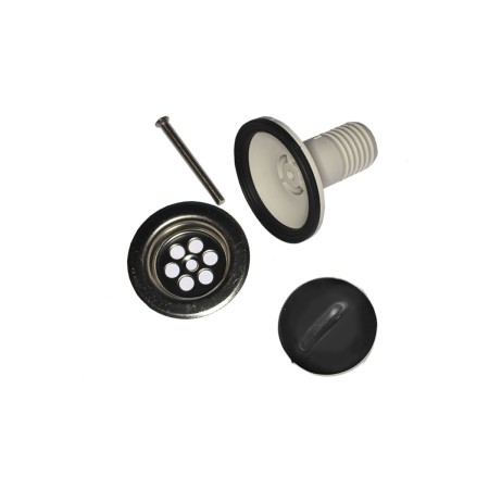 Filtre EDM 01611 Noir PVC Plastique Ø 30 mm 30 mm Évier: Plus de 300.000 produits de grandes marques en vente directe à prix usi