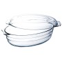Plat à Gratin Ô Cuisine Ocuisine Vidrio Avec couvercle 3 L 1,1 L Transparent verre 3 Unités: Plus de 300.000 produits de grandes