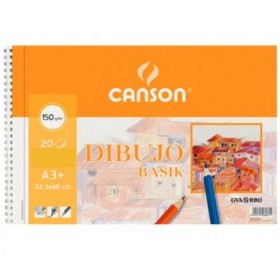 Bloc-notes Canson Basik Lisse Microperforé 150 g 20 Volets 10 Unités Spirale (32,5 x 46 cm): Plus de 300.000 produits de grandes