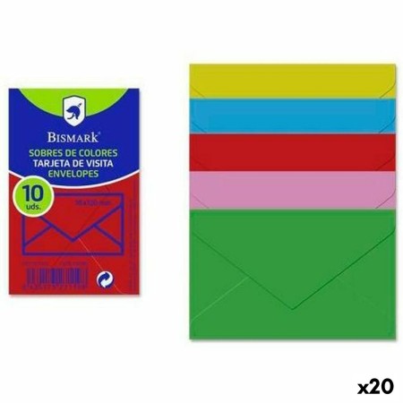 Enveloppes Bismark Papier Multicouleur 7,6 x 12 cm (20 Unités): Plus de 300.000 produits de grandes marques en vente directe à p