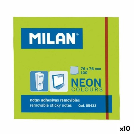 Notes Adhésives Milan Vert 76 x 76 mm (10 Unités): Plus de 300.000 produits de grandes marques en vente directe à prix usine sur