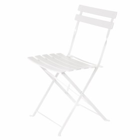 Chaise de jardin Sira Blanc Acier 41 x 46 x 80 cm (2 Unités): Plus de 300.000 produits de grandes marques en vente directe à pri