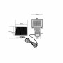 Spot solaire Galix Détecteur de Mouvement Noir Plastique 13,5 x 13,5 x 20 cm: Plus de 300.000 produits de grandes marques en ven