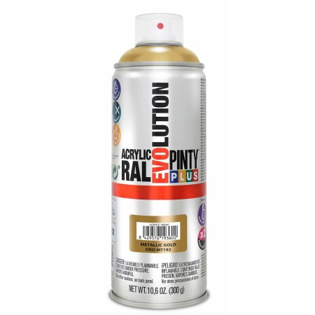 Peinture en spray Pintyplus Evolution MT192 Métallisé 400 ml Or: Plus de 300.000 produits de grandes marques en vente directe à 
