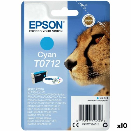 Cartouche d'encre originale Epson Stylus D-78/92/120/DX-4000/5000/6000/7000F Cyan (10 Unités): Plus de 300.000 produits de grand