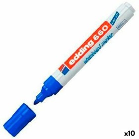 Marqueur pour tableau blanc Edding 661 Tableau blanc Bleu Blanc (10 Unités): Plus de 300.000 produits de grandes marques en vent