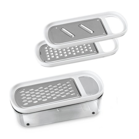 Râpe avec réservoir Metaltex Rap-Box 3-en-1 ABS Acrylique (21 cm): Plus de 300.000 produits de grandes marques en vente directe 