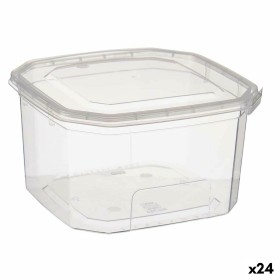 Boîte à repas rectangulaire avec couvercle Transparent polypropylène 750 ml 12,8 x 7,5 x 13,5 cm (24 Unités): Plus de 300.000 pr