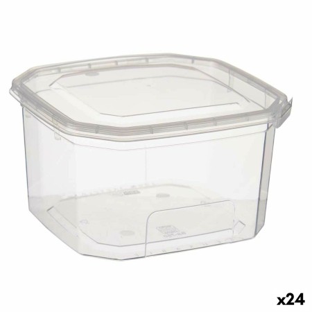 Boîte à repas rectangulaire avec couvercle Transparent polypropylène 750 ml 12,8 x 7,5 x 13,5 cm (24 Unités): Plus de 300.000 pr