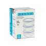 Ensemble de Boîtes à Lunch Hermétique Bleu Transparent Plastique 800 ml 15,5 x 7,5 x 15,5 cm (8 Unités): Plus de 300.000 produit