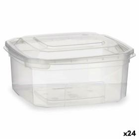 Boîte à repas rectangulaire avec couvercle Transparent polypropylène 500 ml 12,3 x 6 x 13 cm (24 Unités): Plus de 300.000 produi