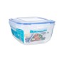 Boîte à lunch hermétique Carré Transparent polypropylène 1,5 L 17 x 10 x 17 cm (12 Unités): Plus de 300.000 produits de grandes 