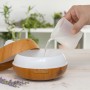 Humidificateur à Diffuseur d'Arômes avec LED Multicolore Wooden-Effect InnovaGoods: Plus de 300.000 produits de grandes marques 
